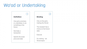 Wa'ad or Undertaking 